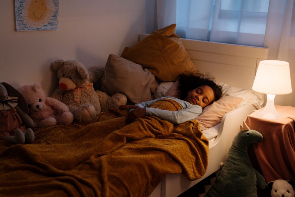 Autism and sleep disorders are common.