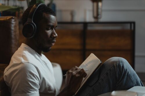 Headphones are a proven stress buster.
